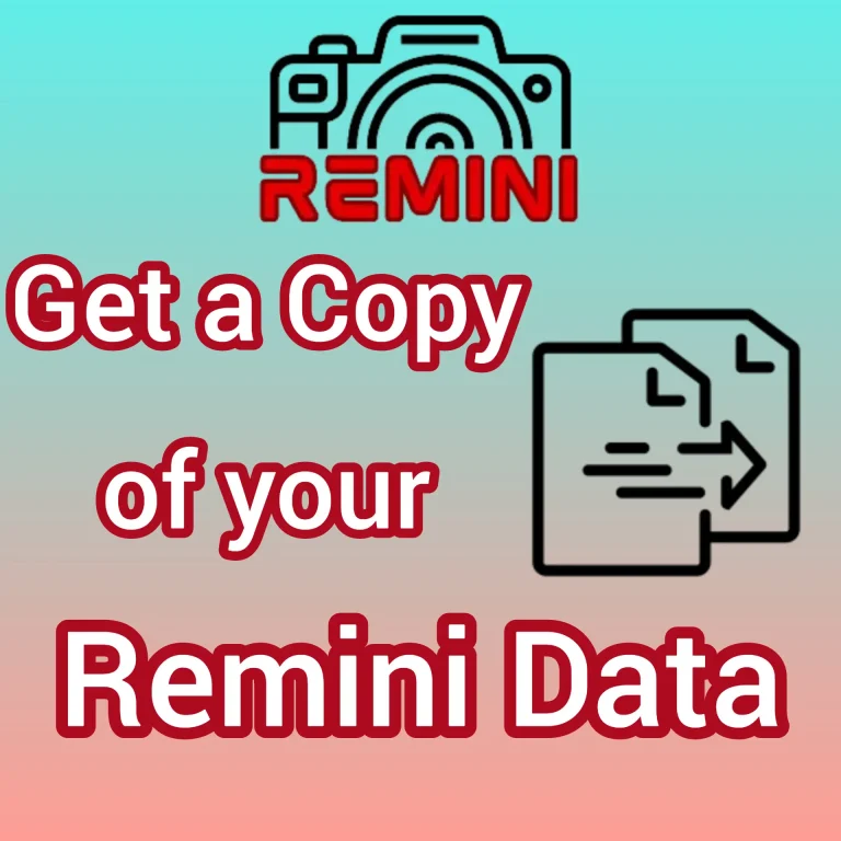 How to Get a Copy of Your Remini Data